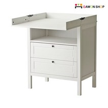 이케아 SUNDVIK 기저귀교환대 겸 서랍장/기저귀갈이대, 화이트