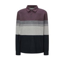 21FW [populet]퍼플 컬러블록 긴팔카라티셔츠 WMTS1D121U2