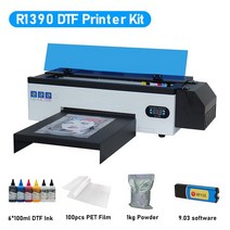 영수증 자영업 휴대용A3 DTF 프린터 엡손 L1800 R1390 직접 열전달 필름 T 셔츠 섬유 직물 후드 용 인쇄 기, 03 R1390 Model
