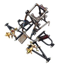 고카트프론트 프레임 서스펜션 로커 암 클로 샤프트 충격 흡수 버기 쿼드 바이크 50cc 110cc 200cc 카고 AT, 한개옵션0, 한개옵션1