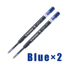 독일 Original Schneider 39 뉴트럴 젤 펜 리필 카트리지 코어 유럽 표준 G2 gelion39 gelion + refill 볼펜, 블루 2장