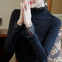 [바니드] 여성 레이스 블라우스-2567