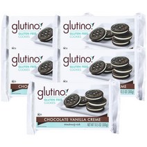글루티노 글루텐 프리 초콜릿 바닐라 크림 쿠키 300g 5팩