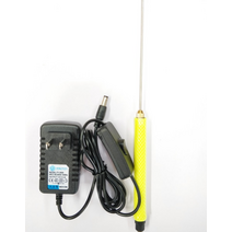 열선 커터기 열선커터기 우드락커터기 우드락 커터기 폼 커터 펜 15 w 전기 폼 18, 어댑터 포함 15cm