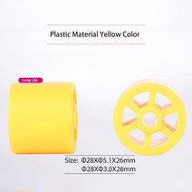 외발 전동휠 homag biesse scm nanxing edge banding 용 및, 플라스틱 노란색, d28xd3x26mm