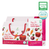 비카인 빼빼라 유기농 ABC NFC 플러스 사과초모 클렌저 착즙 쥬스 30p, 80ml, 60포