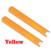 bmw 3 5 6 7 시리즈 4 f36 420i 428i 435i 쿠페 앰프 용 abs 자동차 전면 그릴 트림 스트립 스포츠 스티커 컨버터블 액세서리, 주황색