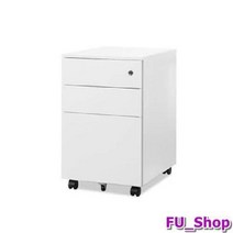 ForU530 3단 철재 이동서랍장 단서랍장 이동서랍 서랍장 서랍, 그레이
