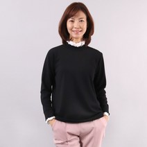 빅사이즈사랑해요 4178L103 반목 프릴 블라우스 WW