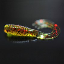 쏘밴 트리플 그럽웜 소포장 쏘가리웜 (14pcs), 1개