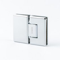 실버 도무스 욕실 샤워부스경첩 DSH180R CR (유리 대 유리_라운드) 유리문경첩