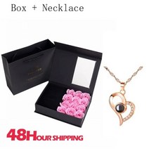 크리스마스 선물 포장 비누 꽃 상자 운반 가방 반지 귀걸이 목걸이 보석 창 저장 상자 결혼식 파티 발렌타인 데이 공예품, as pic, Style 26