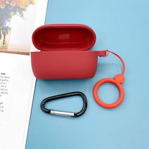 Jabra Elite 75t 스포츠 블루투스 이어폰 보호용 헤드폰 케이스 커버 액세서리 용 귀여운 실리콘, [03] wine red