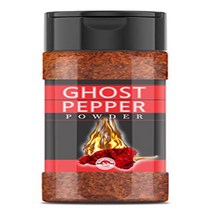 Ghost Pepper Powder (Bhut Jolokia Chili) - 3.5 oz/100 gm 100% Pure Smoked Hottest Spicy Chili Po, 1