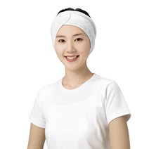 라인 기프트 헤어터번, 화이트(ST400), 1개