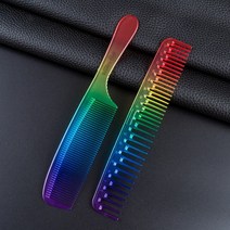미용실 전문 무지개 헤어빗 스타일 이발소 헤어커팅, 레인보우 [남자 머리 + 일본식 빗]