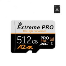 마이크로 TF SD 카드 대용량 모바일 스토리지 플래시 메모리 휴대폰 카메라용 2TB 1TB 512GB 256GB 128GB, 512GB 1