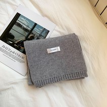 씨앤초이스 페이 쁘띠 머플러 니트 무지 데일리 목도리 패션잡화 넥워머 가을 겨울 코디