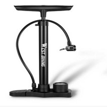 압력게이지 자전거펌프 160psi 웨스트바이킹 플로어 에어펌프 공기주입기, 1개