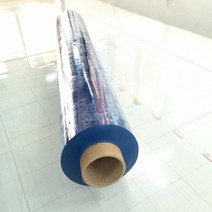 (모델E90 청투명1mm폭90cm) PVC연질염화방풍비닐 아스테이지 책상테이블식탁투명매트 두꺼운비닐