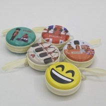 새임 원형 미니 파우치 원형이너백 원형미니파우치 지퍼형동전지갑