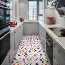 북유럽 스타일 접착식 타일 시트지 스티커 20x20cm 5장 PHZT, 4. PHZT-004