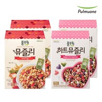 풀무원 하트뮤즐리 320gX2개+뮤즐리 오리지널 430gX2개, 없음