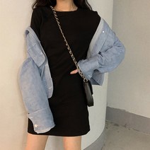 미니 원피스 HH B36 사계절 봄 원피스 베이직 파스텔