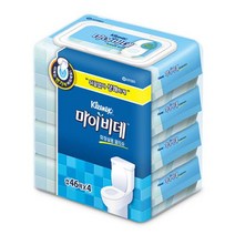 [46매x4 캡형 크리넥스 마이비데 46매x4 캡형 휴대용 물티슈 패드] YN2AB690