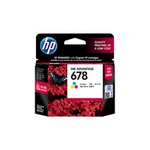 HP HP정품잉크 No.678 CZ107AA(검정)/CZ108AA(칼라), 컬러(CZ10&AA), 1개