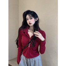 베이직 추동한계 핫픽스 기모 스판 긴팔티셔츠