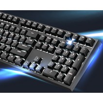 큐밸 큐밸리 제닉스스톰체이서 LT 게이밍 LED 기계식키보드