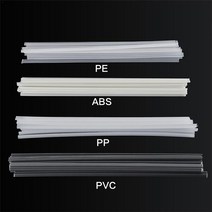 용접 건용 플라스틱 용접봉 200mm/250mm PVC/ABS/PP/PE 용접기용 전극 스틱 20 개, [02] 250mm, [04] PVC