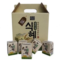 마켓큐브 하늘청 유기농 밥알없는 맑은식혜 125ml 30개 아이음료 간식 떡집 생일상 식품명인 부모님