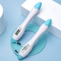 스마트줄넘기 디지털줄넘기 무선줄넘기 무선 전자 줄넘기 밧줄 체육관 휘트니스 스마트 LCD 화면 계산 속도, 01 blue B