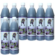 청솔 포도 음료베이스 835ml / 과일원액, 8개