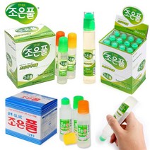 조은풀(12개입)-물풀 액체풀 접착제 액체괴물 슬라임 PVA 문방풀, 65mm(12개)