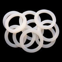 10pcs 실리콘 고무 플랫 가스켓 외부 직경 5-40mm 식품 학년 O 링 씰 와셔 배관 수도꼭지 씰링, 48 13x7x1mm