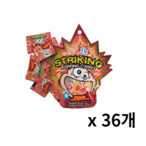 스트라이킹 팝핑 캔디 복숭아맛 15g (1.5g X 10개입) x 36개