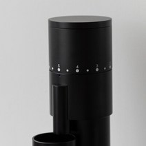 라곰미니 커피 그라인더 미니 가정용 LAGOM MINI 옵션오 캠핑 핸드밀 벨루가 커피, 48mm 커터 헤드 블랙