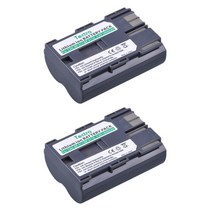 견고한 1800mAh BP-511 배터리 + LED 듀얼 충전기 캐논 호환 EOS 5D 10D 20D 30D 40D D30 D60, 03 2 battery
