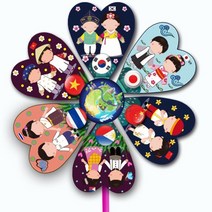 [매직북스] 세계여러나라 전통의상 바람개비