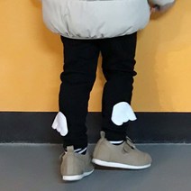 귀여운 날개 달린 어린이 퍼레깅스 엔젤 쫄바지