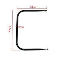 대형차 중장비 화물차 보조거울 운전석 백미러 브래킷, 프레임 리플렉터(선반 1개)