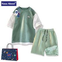 남자여름트레이닝세트 여름츄리닝세트 반팔 반바지 와이드 면 러닝복 체육복 티셔츠 C08