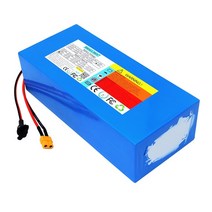 헬퍼솔 48V 15Ah 18650 충전식 리튬 배터리 팩 13S5P1000W 고전력 Ebike 전기 자전거 스쿠터 54.6V 2A 충전기, [01] XT60-DC-charger