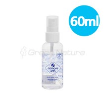 까모르펫 강아지 고양이 반려동물 애견 소변 냄새 제거 휴대용 항균 탈취제 60ml, 4개