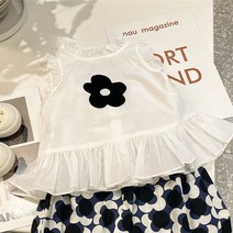 여름반팔티세트 202 간지나는 러플 소매 의류 인형 셔츠 바지투피스 트렌드 4965165662