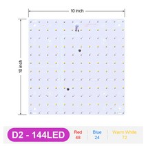 식물재배기 수경 재배기 가정용 실내 스마트팜 LED 채소 야채 재배 상추 키우기 베란다 텃밭 성장 빛 양자 보드 90144 온실 램프 성장에 대 한 전체 스펙트럼 램프, d2-144led, L
