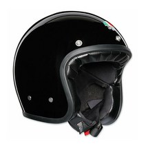 [AGV 헬멧] 오픈페이스 클래식 X70 유광 블랙